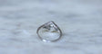 Bague 55.5 Bague Art Déco Platine Diamants 58 Facettes