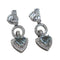 Boucles d'oreilles Boucles d'oreilles en or 18 carats, aigue-marine et diamants 58 Facettes PE262