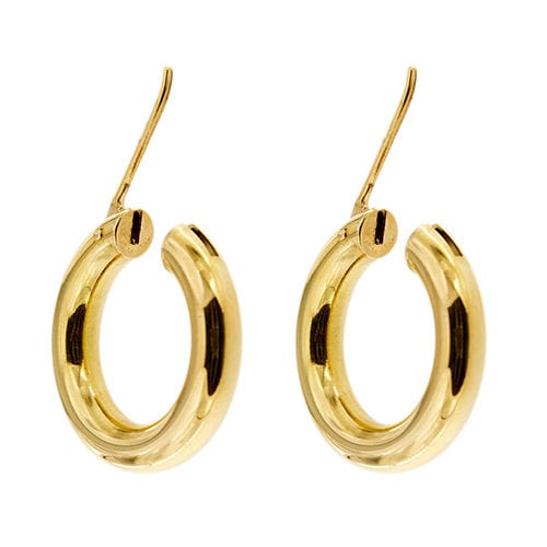 Boucles d'oreilles Boucles d'oreilles créoles bombées 58 Facettes 37697