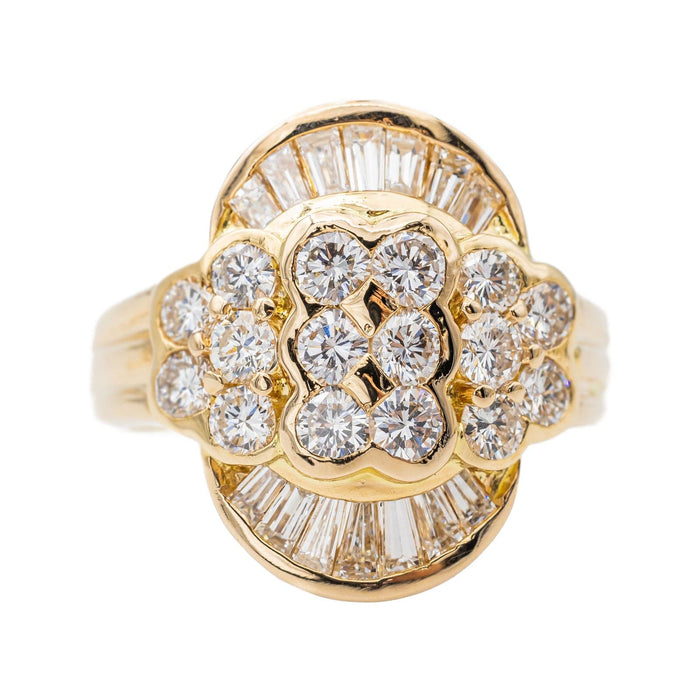 Bague 58 Bague Cocktail Or jaune Diamant 58 Facettes 3124123CN