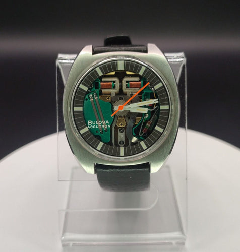 Montre BULOVA - Montre à diapason Accutron Spaceview 214 avec boîtier coussin 58 Facettes