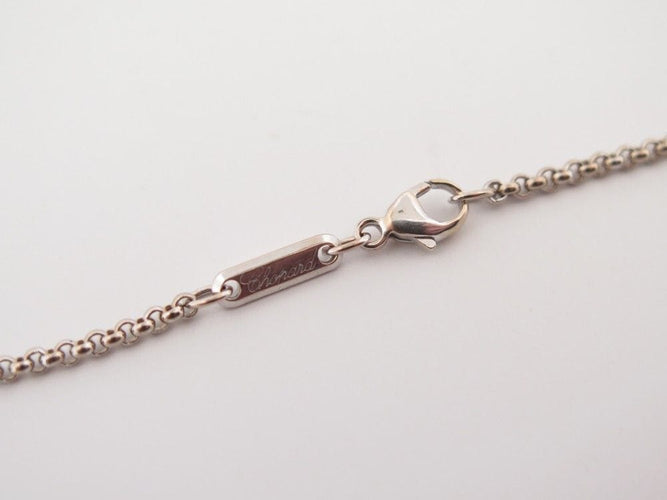 Collier collier CHOPARD happy or blanc 58 Facettes 260258