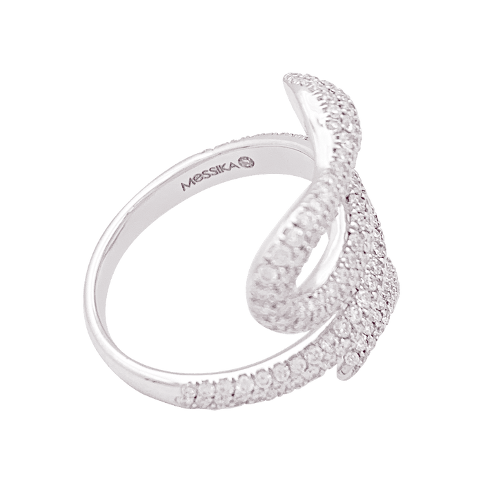 Messika-ring "Snake“wit goud, diamanten.