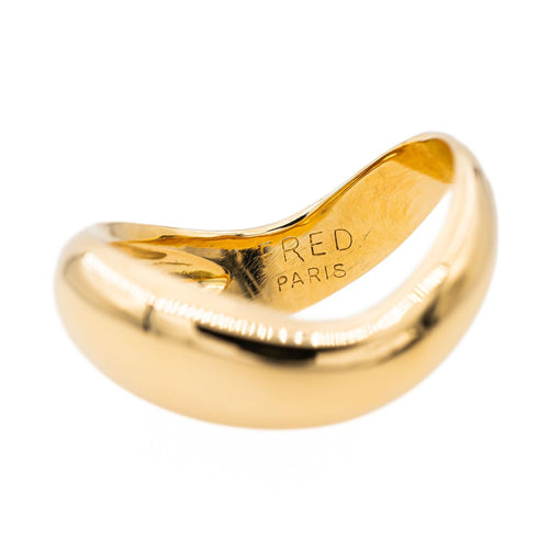 Bague 53 Fred Bague Mouvementé Or jaune 58 Facettes 2802064CN