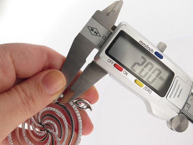 Pendentif pendentif MESSIKA or blanc diamants collier 58 Facettes 263902