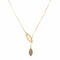 Collier Collier moderne asymétrique en or jaune 58 Facettes CVCO33