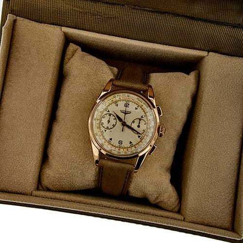 Montre LONGINES - Montre chronographe en or 58 Facettes 38045