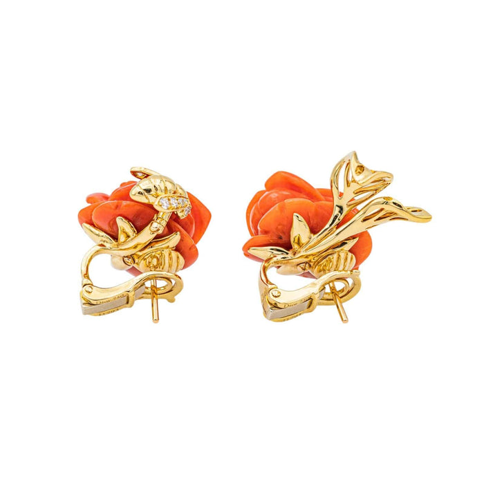 Boucles d'oreilles Dior Boucles d'oreilles Dormeuses Or jaune Diamant 58 Facettes 3836859RV