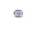 Bague Bague vintage huit-huit saphirs et diamants 58 Facettes
