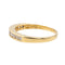 Bague 52 Bague Demi alliance Or jaune Diamant 58 Facettes 3002244CN