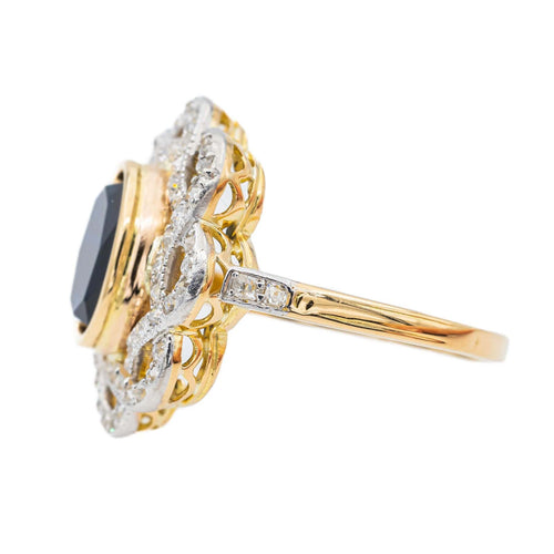 Bague 55 Bague Or jaune Saphir 58 Facettes 2819767CN