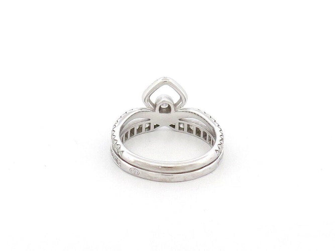Bague 52 bague CHAUMET josephine diptyque en or blanc diamants 58 Facettes 261824