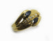 Bague 54 Bague ancienne or jaune, saphirs et diamants 58 Facettes