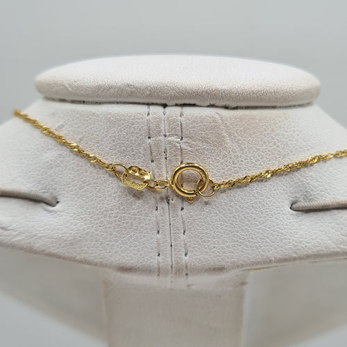 Collier Chaine avec son pendentif or jaune 58 Facettes