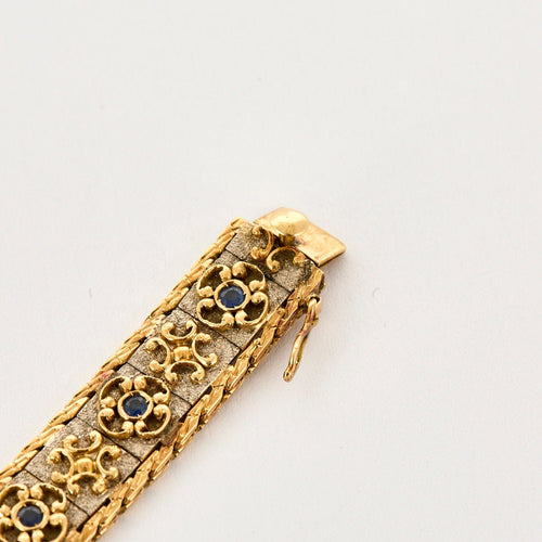 Bracelet Bracelet souple or jaune et blanc 58 Facettes LIS1986