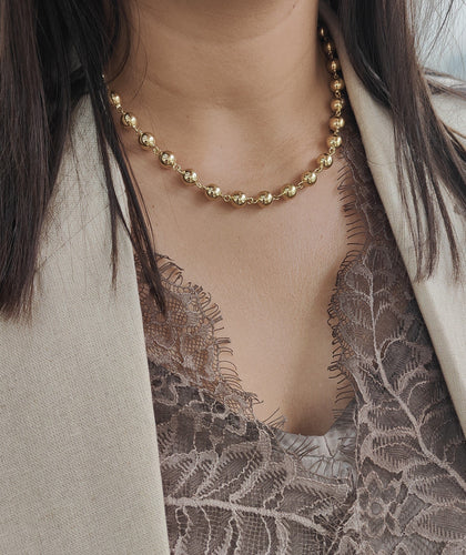 Collier Collier Marseillais boules en or jaune 58 Facettes 33311