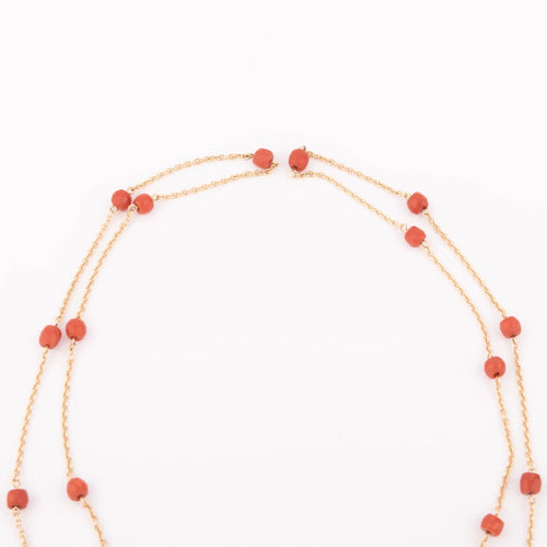 Огрлица од злата и корала