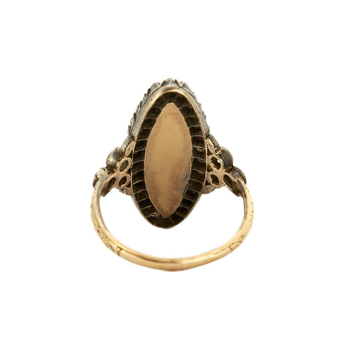 Bague 54.5 BAGUE MARQUISE ANCIENNE OR & DIAMANTS 58 Facettes BO/230020 STA