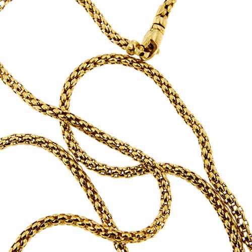 Collier Collier long en maille popcorn 58 Facettes 35990