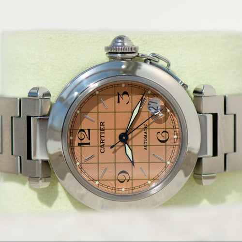 Montre CARTIER - Montre Pasha Réf. 2324 – Acier, Calibre 049 58 Facettes 3092