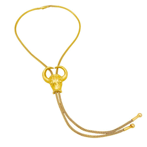 Collier Collier LALAOUNIS, « Taureau », or jaune. 58 Facettes 34905