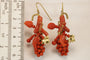 Boucles d'oreilles Boucles d'oreilles antiques en or et corail 58 Facettes 7630