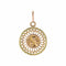 Pendentif Médaille ancienne 2 ors angelot 58 Facettes 24-297A