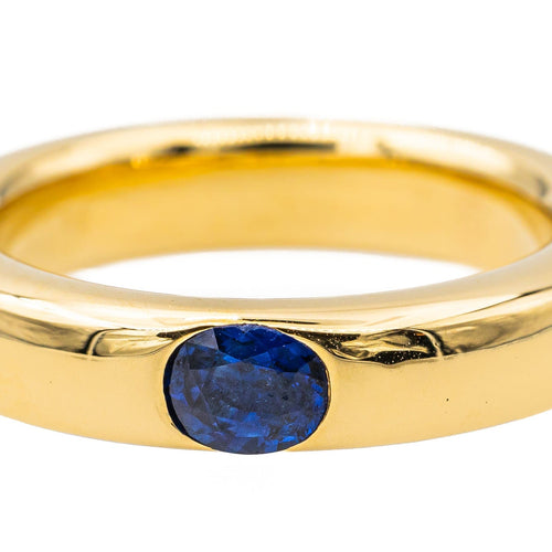 Bague 52 Bague Solitaire Or jaune Saphir 58 Facettes 3164013CN