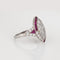 Bague 50 Bague Art Déco Vintage Diamant Rubis Platine Navette 58 Facettes G14042