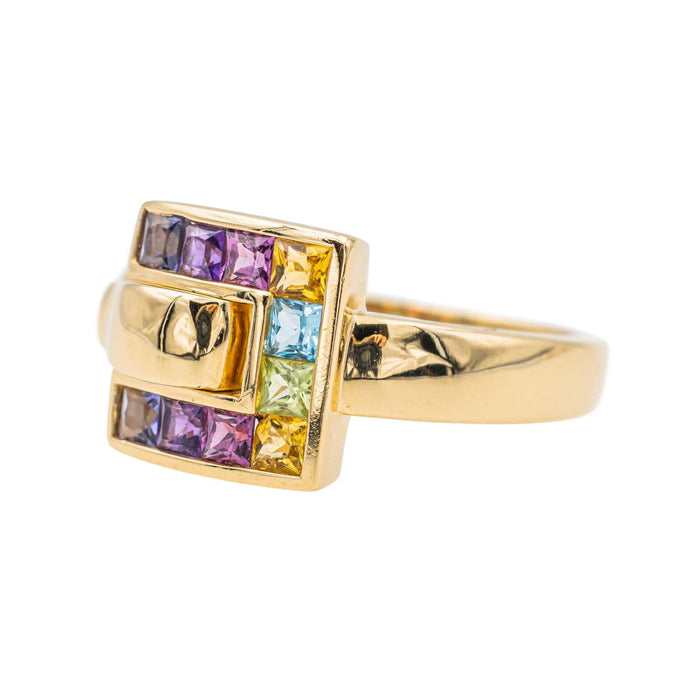 Bague 58 Guy Laroche Bague Or jaune Citrine 58 Facettes 3674928RV