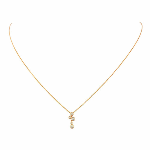 Collier Collier Or rose Diamant 58 Facettes 4553819CN