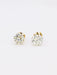 Boucles d'oreilles Boucles d'oreilles puces diamants taille ancienne 3.37 ct 58 Facettes 391.5