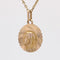 Pendentif Médaille or rose Vierge Marie rayonnante 58 Facettes CVP115