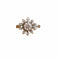 Bague 51 Bague marguerite en or blanc diamant 0.50ct 58 Facettes 372