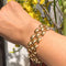 Bracelet Bracelet à maillons panthère en or jaune 18 carats 17300-9156 58 Facettes E695E547938346E18E7F57A8136F6D93