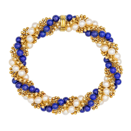 Bracelet Van Cleef & Arpels Bracelet Twist Or jaune Perle 58 Facettes 3290260CN