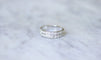 Bague 60 Alliance Diamants Double Anneau Art Déco 58 Facettes