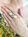 Bague 51 Gilbert Albert - Bague Cocktail or gris perles Gold, diamants 58 Facettes BS179