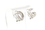 Boucles d'oreilles Boucles d'oreilles en or blanc serties de diamants 58 Facettes 22221