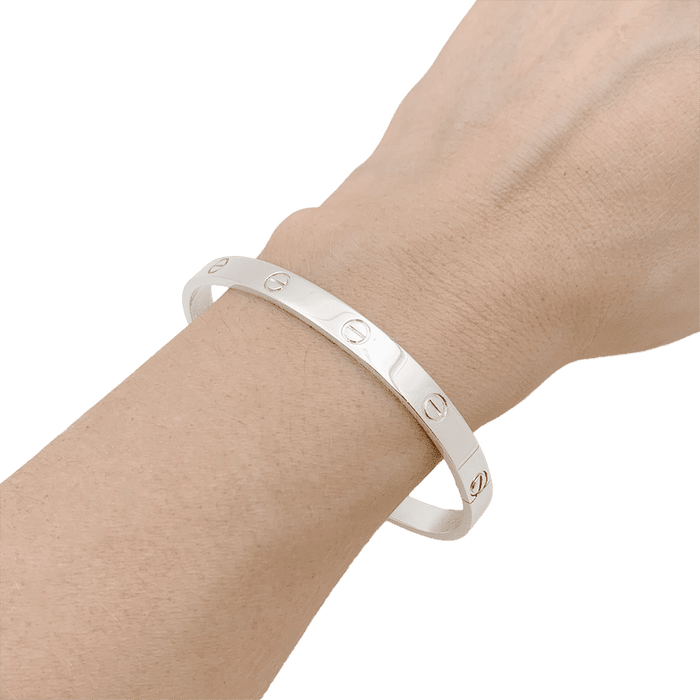 Bracelet Bracelet Cartier "Love" or blanc. 58 Facettes 34172