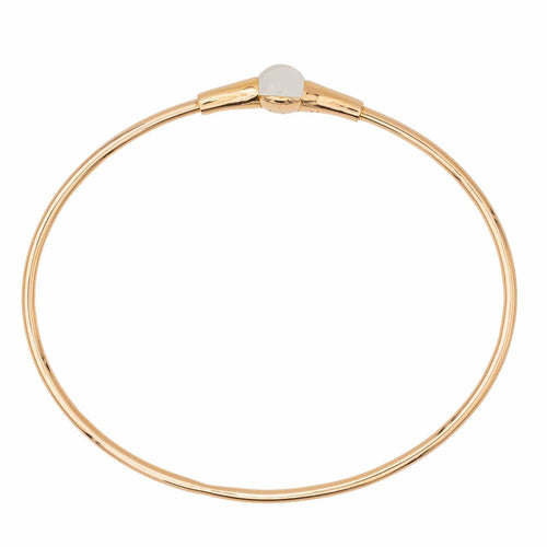 Bracelet Pomellato Bracelet Jonc M'ama Non M'ama Or rose Pierre de lune 58 Facettes 3282181CN