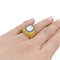 Bague 52 Bague or blanc, diamant brun 2,57 carats, pierres de couleurs. 58 Facettes 33323