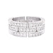 Bague 51 Bague Cartier "Maillon Panthère" or blanc, diamants. 58 Facettes 33862