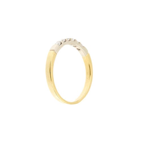 Bague 61 Bague Riviera avec diamants de 0,24 ct 58 Facettes 36981