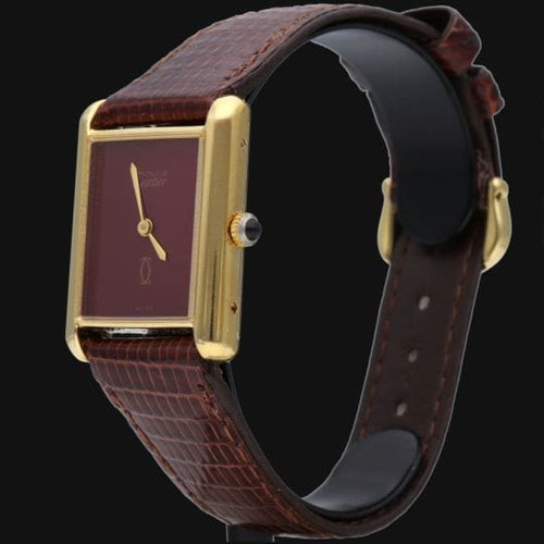 Montre Cartier Montre Tank Vermeil 58 Facettes MT42955