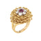 Bague 49.5 Bague vintage en or jaune 18 carats avec diamants et rubis, style années 60 58 Facettes G13995