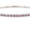 Bracelet Bracelet Jonc Or blanc Rubis 58 Facettes 3350860CN