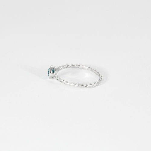 Bague Bague Topaze Bleue 58 Facettes