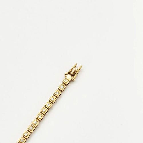 Bracelet Bracelet Rivière Or Jaune & Diamants 58 Facettes BO/230120