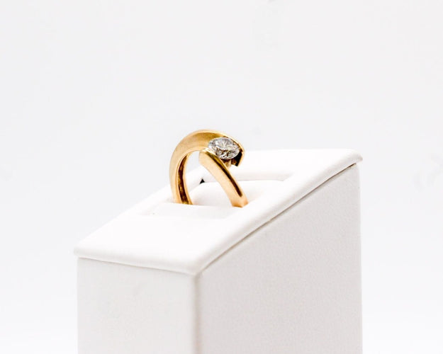 Alliance Demi Lune - montée sur diamant 58 Facettes 240019